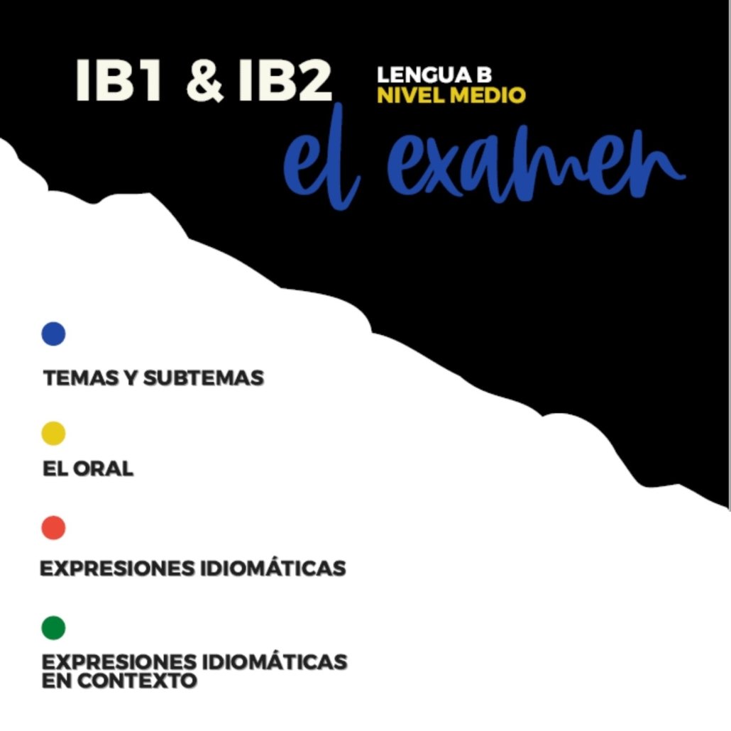 Spanish IB 1 & IB2 Lengua B - At Home Linguistics With Hasna Bacheca